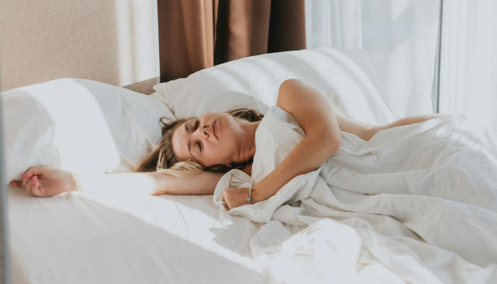 Mujer durmiendo